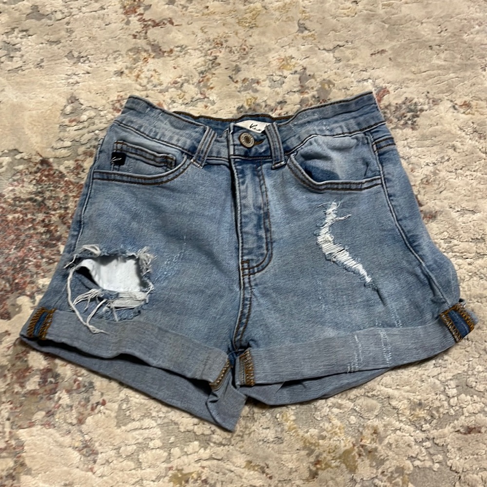 Great ripped jean shorts size 10 lasted forever!